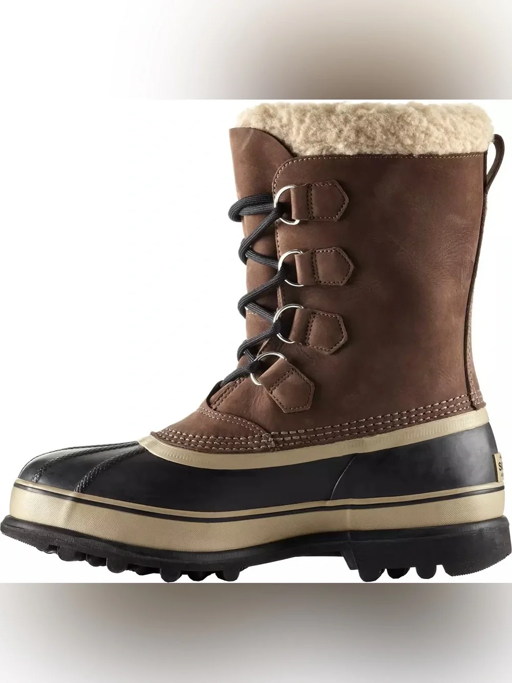Men’s Sorel Caribou Winter Boots Bruno Size M 8 waterproof design